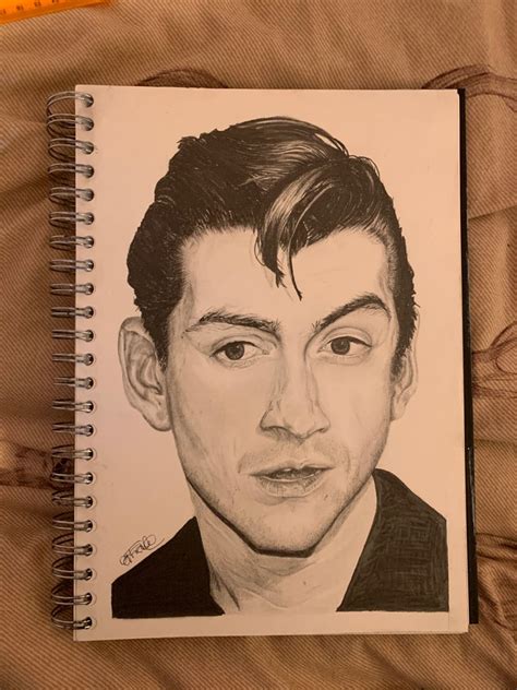 Drawing Of Alex Turner Monkey Art Drawings Art Drawings Simple