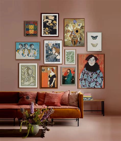 Eclectic Gallery Wall Set Of 11 Maximalist Wall Art Vintage Botanicals Gustav Klimt Henri De