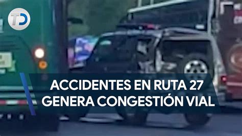 Accidentes en Ruta 27 genera congestión vial Telediario Costa Rica