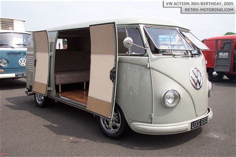 VW Type 2 Split Screen UXG693 VW Action 30th Birthday Retro Motoring