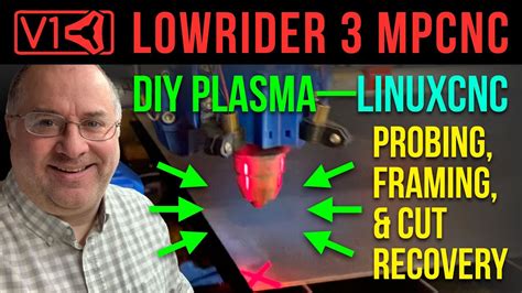 LowRider 3 CNC DIY Plasma LinuxCNC Probing Framing Cut Recovery