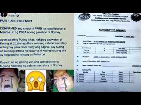 IST PART NG PULVORON EVIDENCE AGAINST PBBM PINASABOG NG TULUYAN NI