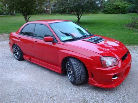 Purchase Used 2004 Subaru Impreza Wrx Sti Sedan 4 Door 25l In Westerville Ohio United States