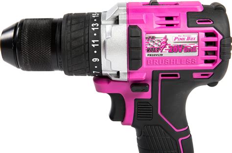 The Original Pink Box 20 Volt Lithium Ion Brushless Cordless ¼ Inch