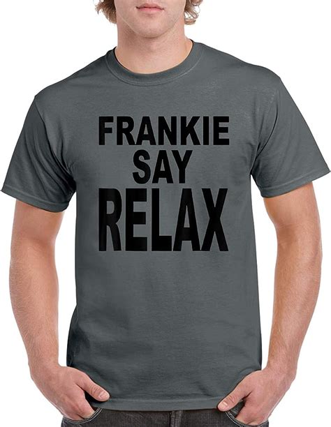 Mens Funny 80s Music T Shirt Frankie Say Relax Perfect T Idea Teesdesign