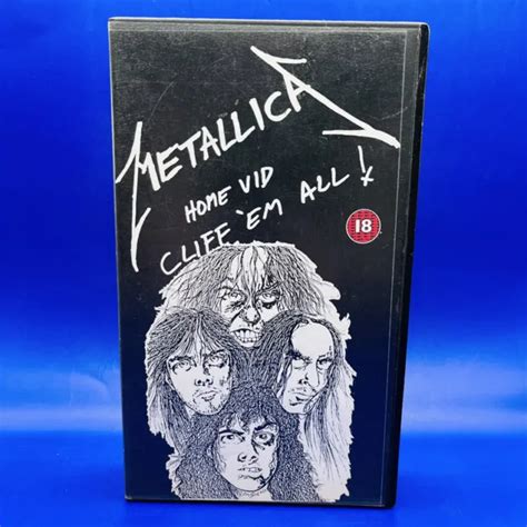 Metallica Cliff Em All Vhs Picclick Uk