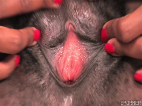 Hairy Ebony Pussy Filled With Sperm Nina Nieves