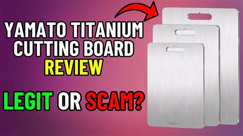 Yamato Titanium Cutting Board Honest Review Legit Or Scam YouTube