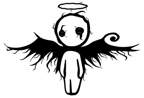 Black Angel Png Clipart Png Mart