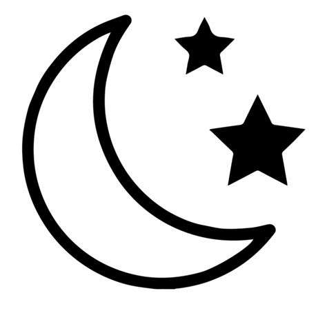 Computer Icons Moon Star and crescent Symbol - the moon and the stars png download - 512*512 ...