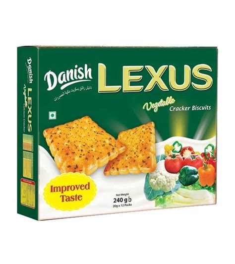 Danish Lexus Vegetable Biscuit 240 Gm