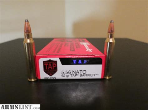 Armslist For Sale Hornady Tap 556 Nato 62 Gr Barrier