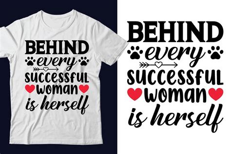 Behind Every Successful Woman Svg Design Graphic By Almamun2248 · Creative Fabrica