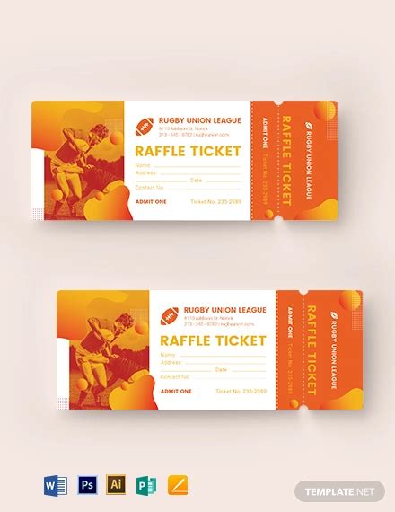 Raffle Ticket - 33+ Examples, Word, Pages, PSD, How to Design