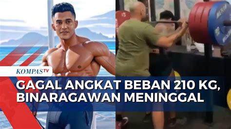 Kronologi Binaragawan Justyn Vicky Gagal Angkat Beban Kg Hingga