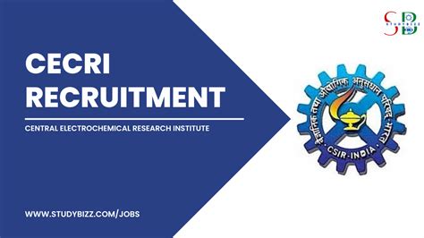 Cecri Recruitment For Scientist Technical Assistant And Other