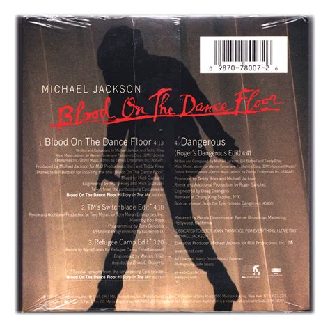 Michael Jackson Blood On The Dance Floor Album