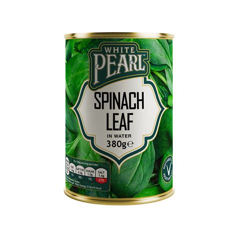Wp Spinach Leaf 380g White Pearl