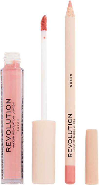 Makeup Revolution Lip Contour Kit Queen гланц 3ml молив 0 8g