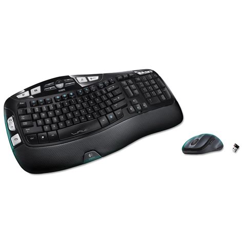 Logitech Mk Wireless Wave Keyboard Mouse Combo Ghz Frequency