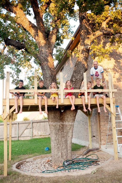 How To Build A Treehouse For Kids • The Garden Glove