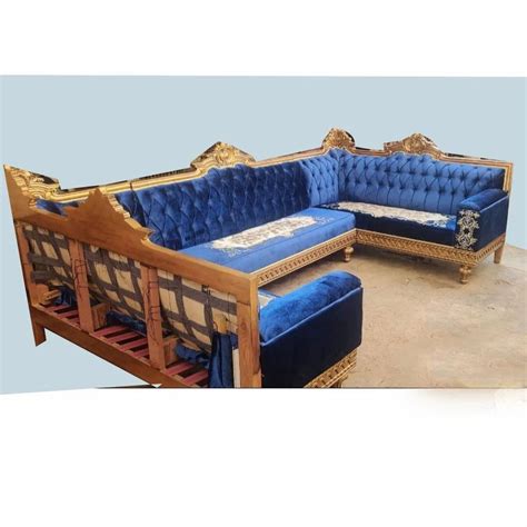 Teak Wood Seater Carved Wooden Sofa Set At Rs Set In