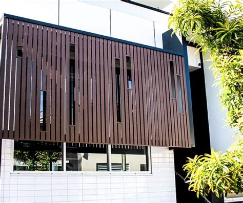 Aluminum Screen Systems That Look Like Wood Knotwood Aluminum Screen Metal