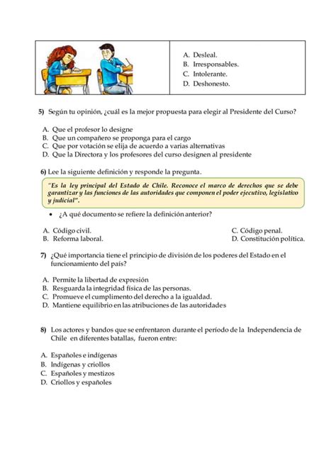 Prueba Cof 2 Sexto Pdf