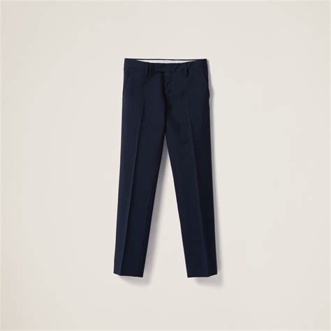 Miu Miu Mohair Pants Navy Editorialist