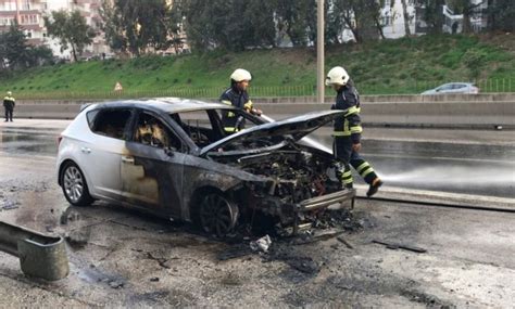 Adana da seyir halindeki araç alev aldı Ankara Masası