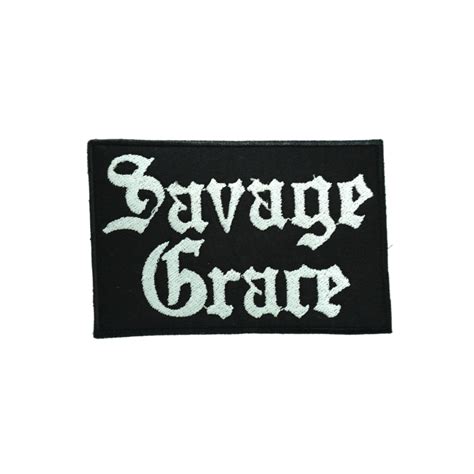 Savage Grace Logo Patch Savage Looks Metal Shop