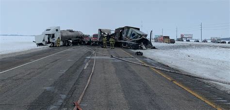 Semi Driver Arrested For Negligent Homicide After Fiery Fatal Crash On