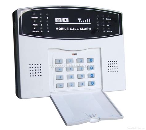 Gsm Sms Alarm System With Keypad On Alarm Panel Yl M A Wolf