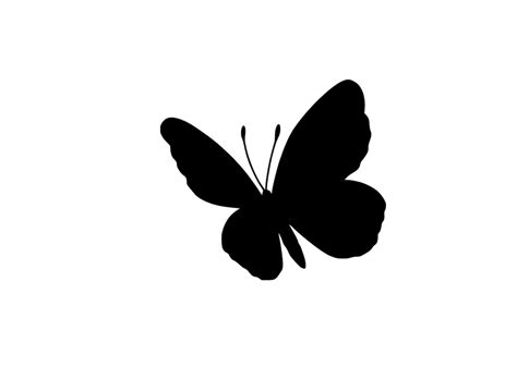 Silueta De Mariposa Svg