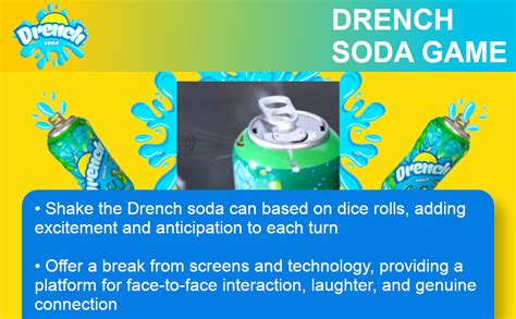 Amazon.com: MUKIKIM Drench Soda Game - Family & Party Interactive Game of Chance. Roll Dice ...