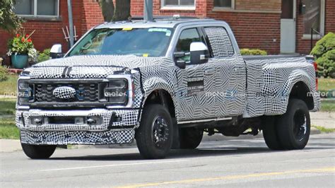 New Ford Super Duty King Ranch Dually Spied With Its Face Showing