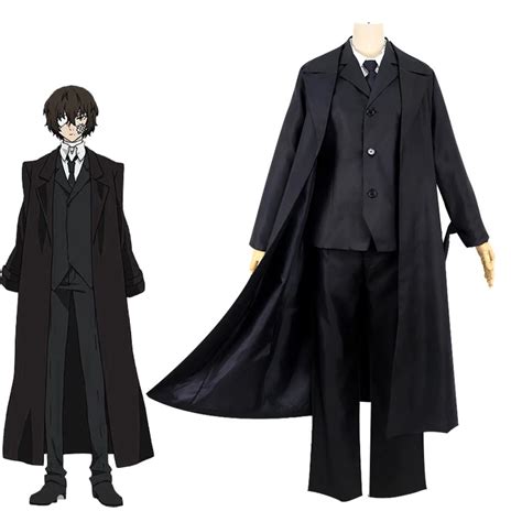 Dazai Osamu Cosplay Bungou Ba Bo K Pekler Kost M Liman Mafya Anime Rol