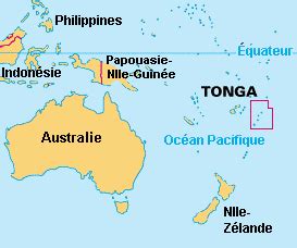 Iles Tonga Voyage Carte Plan