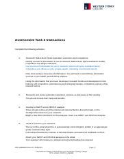 Bsbmgt Doc Assessment Task 3 Instructions Complete The Following