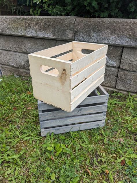 Vintage Wooden Crate Rustic Wooden Crate Wood Box Wooden Storage