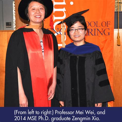 Materials Science And Engineering Dr Zengmin Xia Named Woman Of