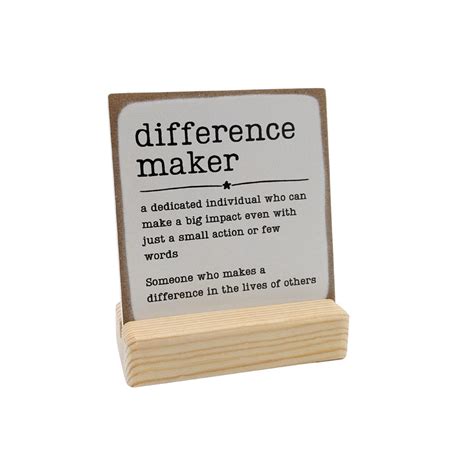 Difference Maker Definition Appreciation Gift Coworker Gift Work