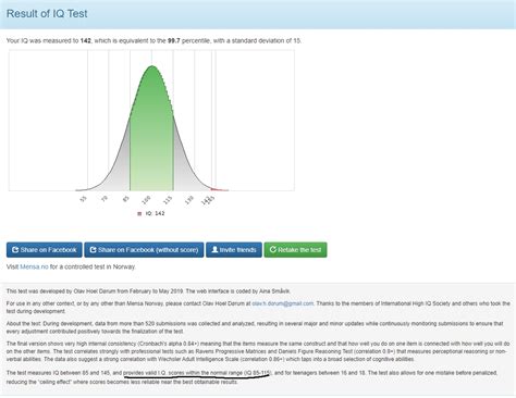What Is The Explanation Behind The Iq Score Only Being Valid Between 85