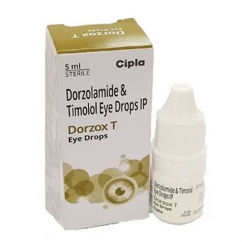 Cipla Dorzox Eye Drops Dorzolamide Hydrochloride Ophthalmic Solution