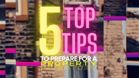 5 Top Tips To Prepare For A Property Inv