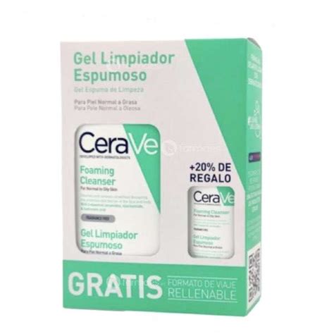 Cerave Gel Limpiador Espumoso 473ml 20 De Regalo Farmaes