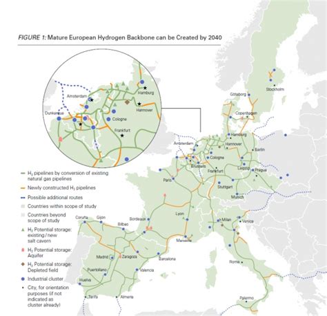 Hydrogen Pipelines Map