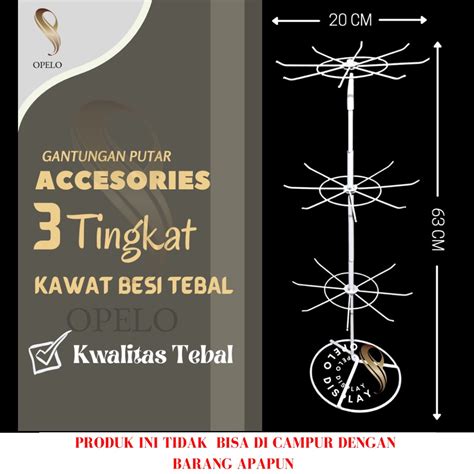 Jual Rak Display Putar Matahari Accesories Putaran Kawat Susun