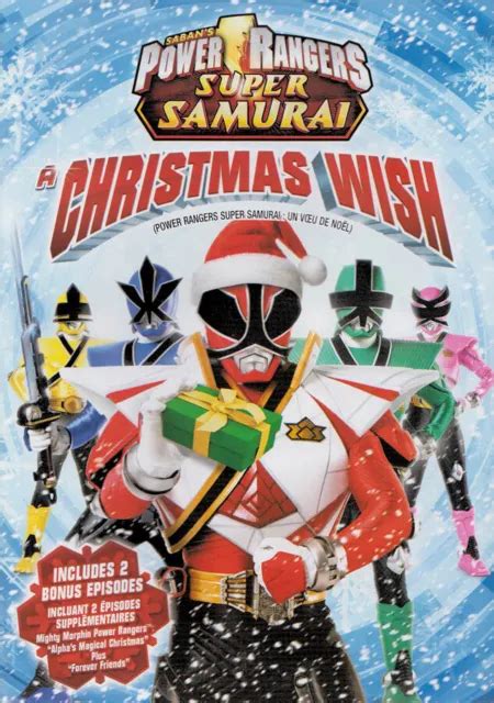 Power Rangers Super Samurai A Christmas Wish Dvd 2013 Oop Canadian