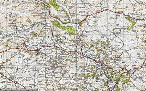 Historic Ordnance Survey Map of Thornhill, 1947